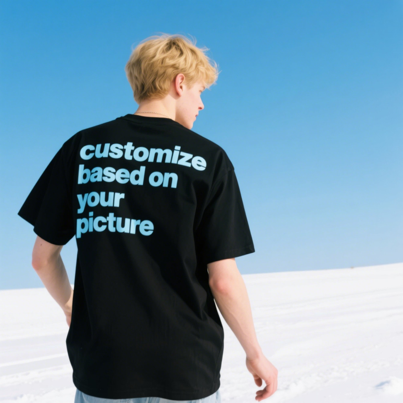 Customize With Your Picture T-Shirt, Unisex, Gift For Holidays For Men And Women