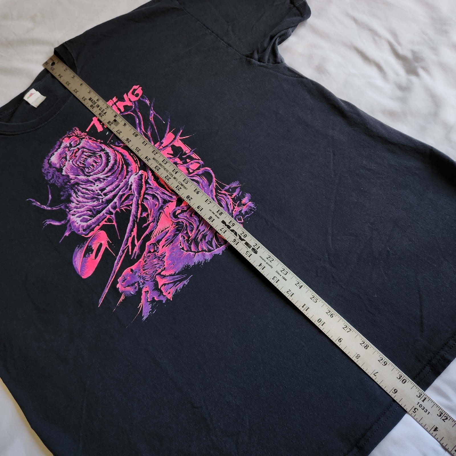 The Thing Creature 80&rsquo;s Horror Movie John Carpenter Black 2XL Graphic T-Shirt