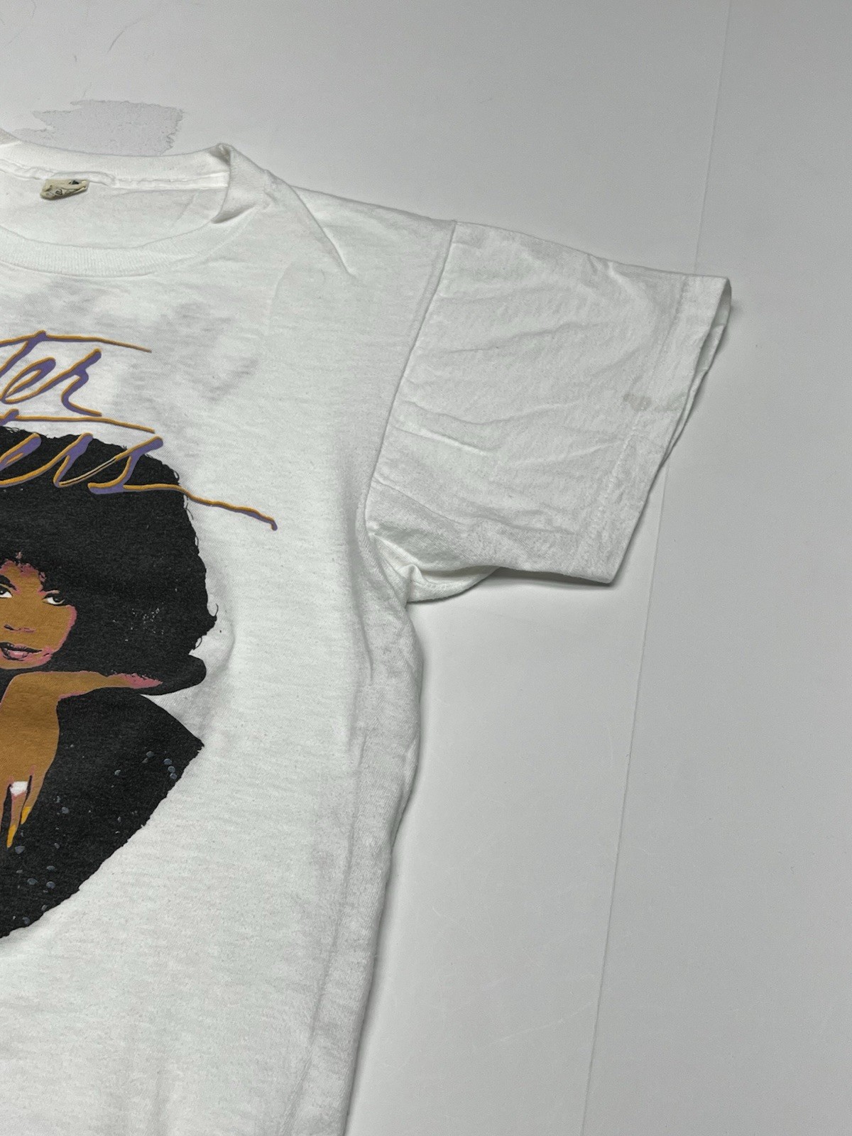 Vintage 80s Pointer Sisters 1985 Concert Tour Band Tee Tshirt Screen Stars L VTG