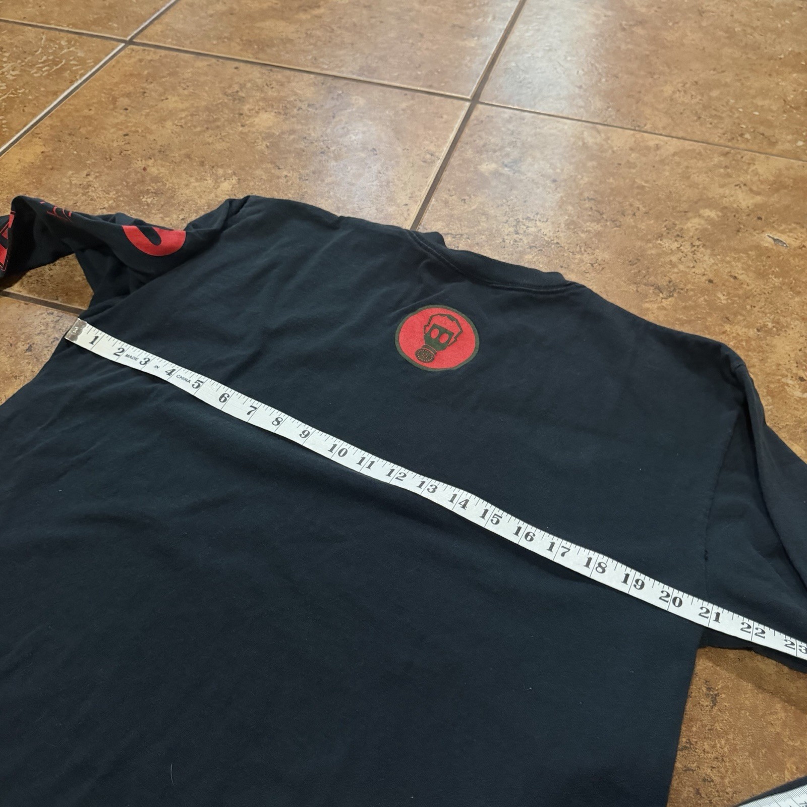 2001 Linkin Park Hybrid Theory Gas Mask Long Sleeve T-Shirt Vintage Rare