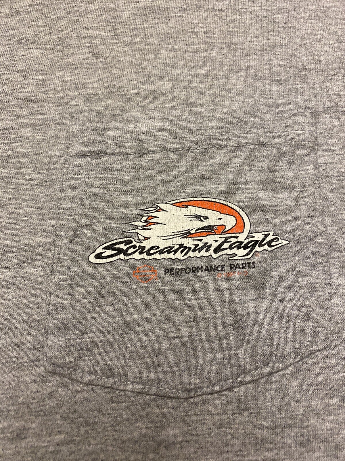 Harley Davidson Screaming Eagle sleeveles T-Shirt Mens Size L Vintage USA