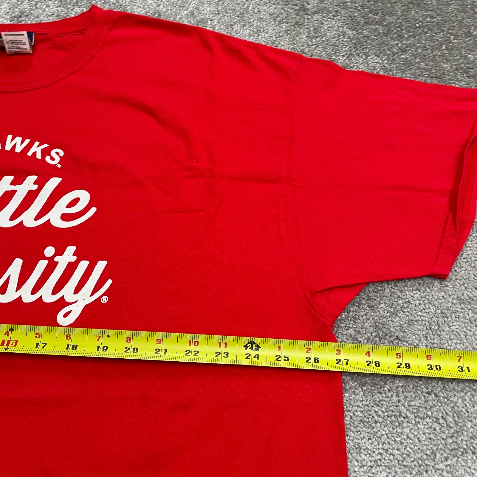 MV Sport Graphic Tee T-Shirt Mens 3XL Red Crew Neck Seattle University Redhawks
