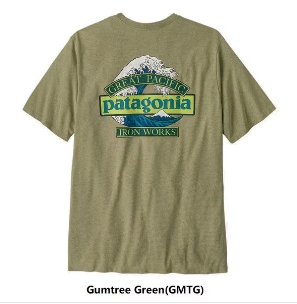 Authentic Patagonia Mens Great Waves Graphic T-Shirt Brand New Free Shipping