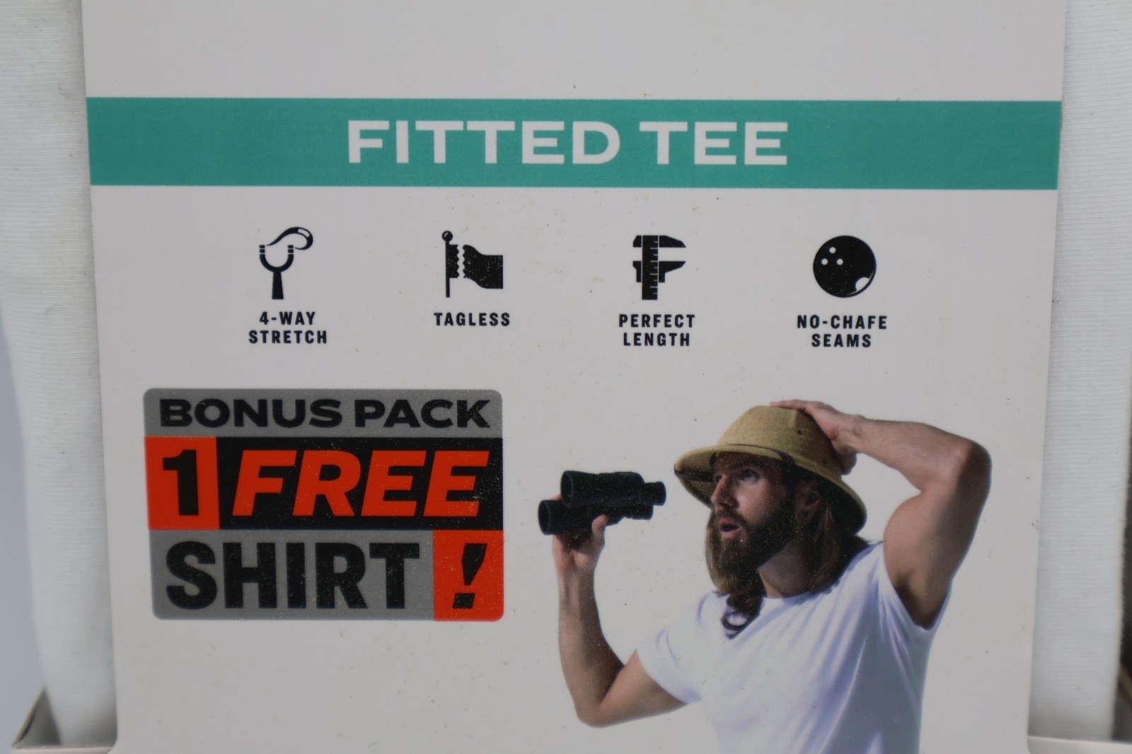 Pair of Thieves Men&rsquo;s 6 Pack Fitted & Classic Crew Neck T-Shirt White Size XL