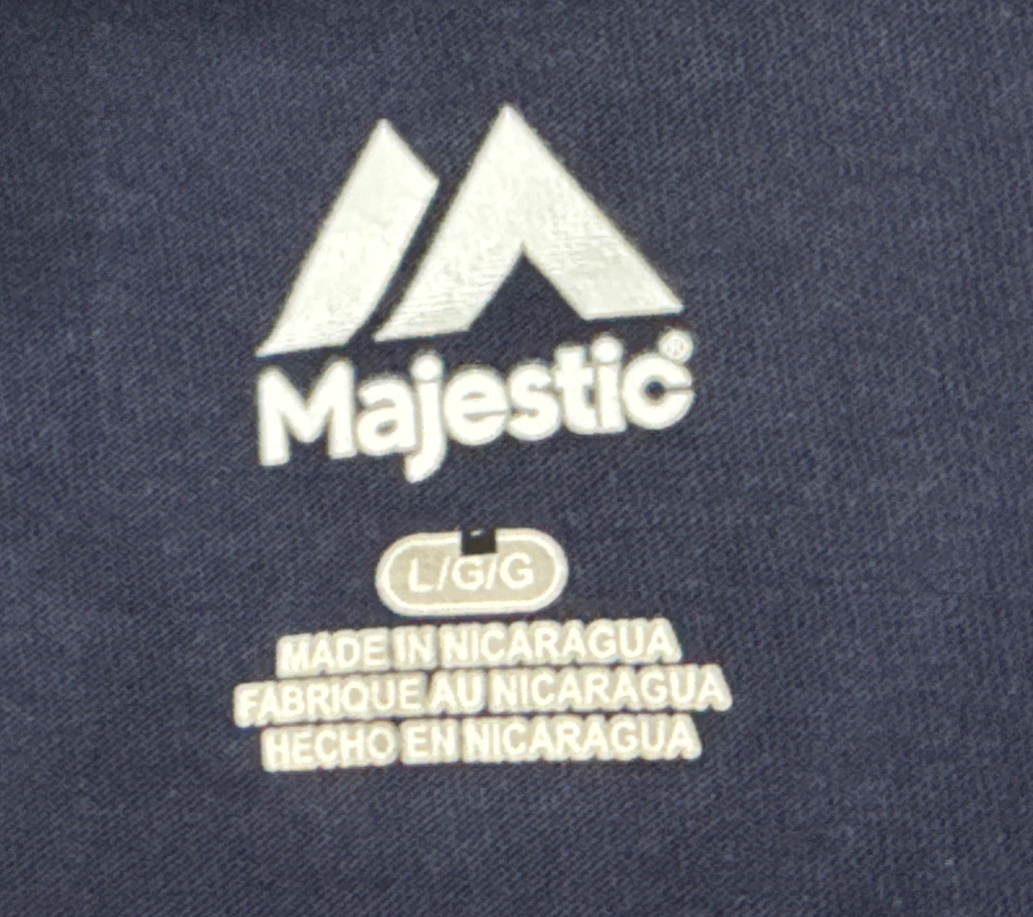 Majestic Minnesota Twins Blue MLB Baseball Cotton T-shirt L Large NEW W TAGS