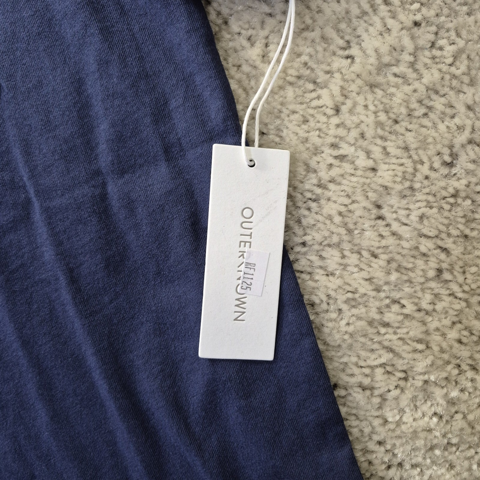 Outerknown Pocket T Shirt Mens Small Blue Preppy Minimalist Capsule Academia New
