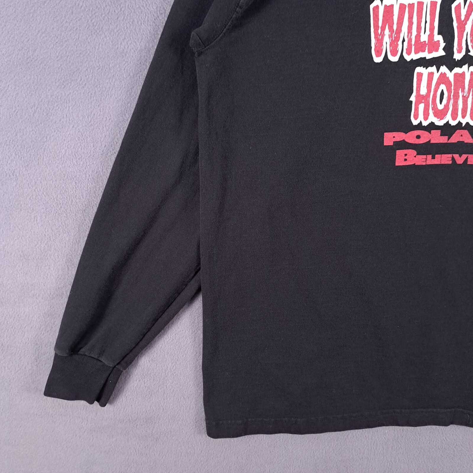 Vintage Polaris T Shirt Mens XXL Black If I Let Your Cat Win Will You Go Home?