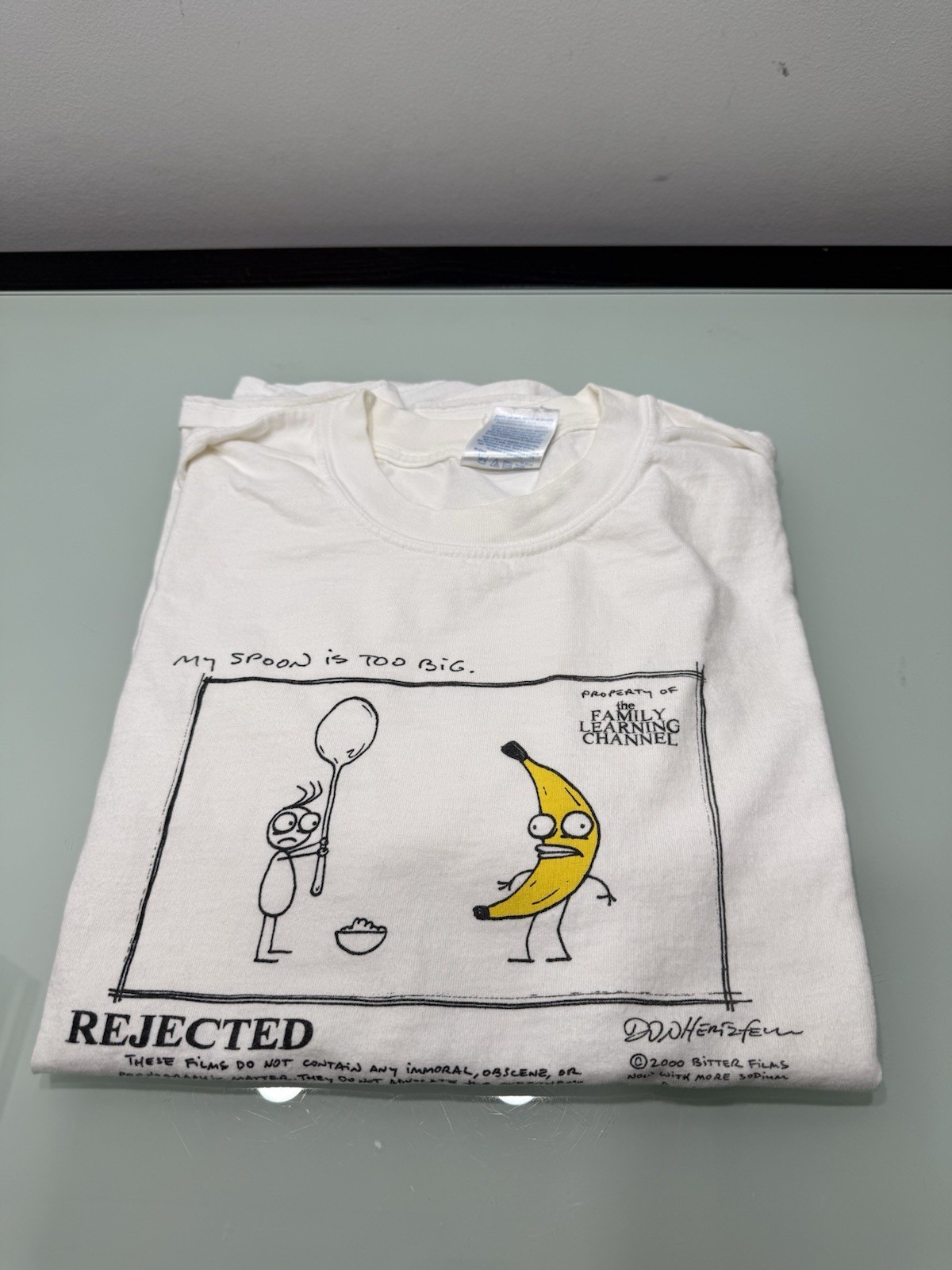 Rare Don Hertzfeldt&rsquo;s short film « Rejected » Vintage Tshirt (See Pics ) 2000’s