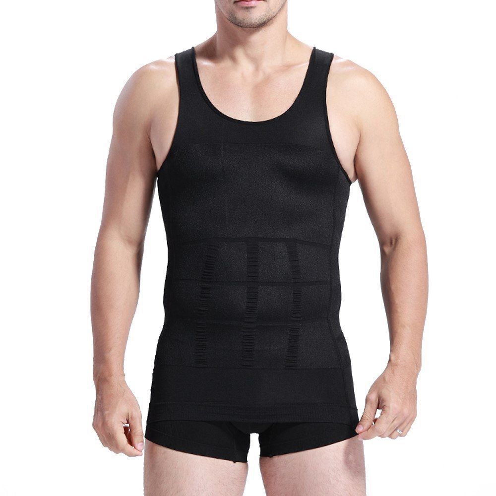 Men Shaper Vest Body Slimming Belly Tummy Compression Underwear Shapewear Shirt