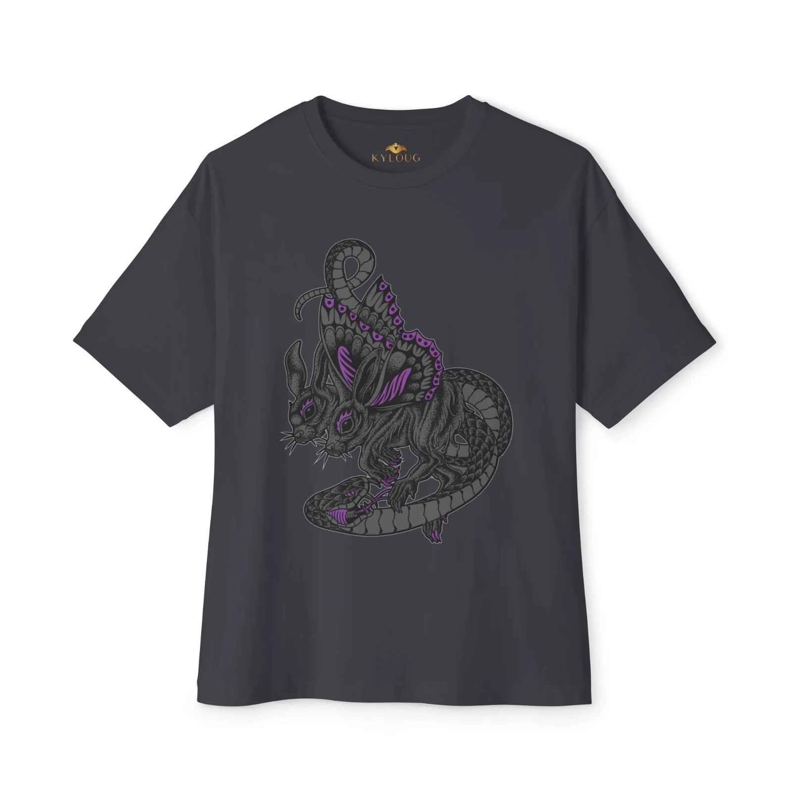 Men&rsquo;s Oversized Round Neck Streetwear T-Shirt Soft Cotton Casual Wear Comfort