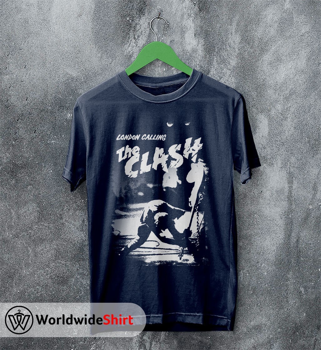 The Clash T Shirt The Clash London Calling T Shirt S-5XL DM111 FREE SHIPPING