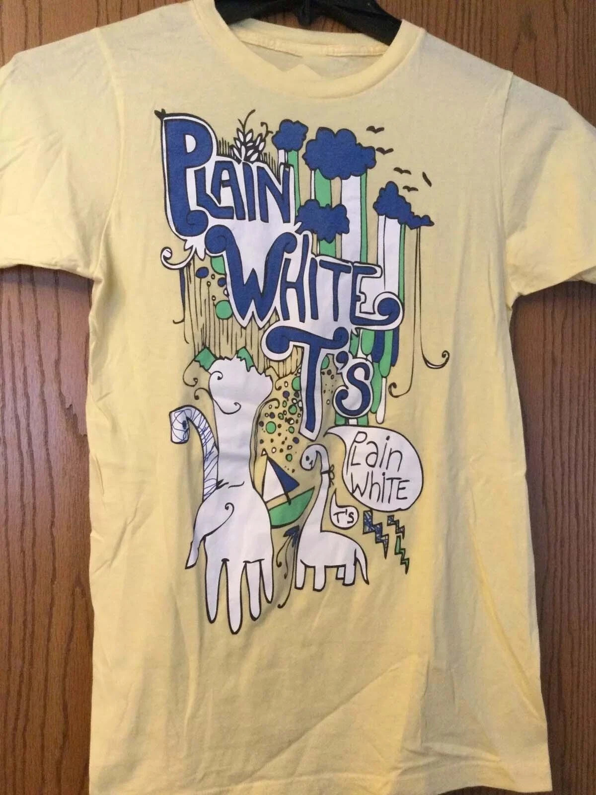 Plain White T&rsquo;s Band Yellow Color All Size Shirt Unisex BT2204