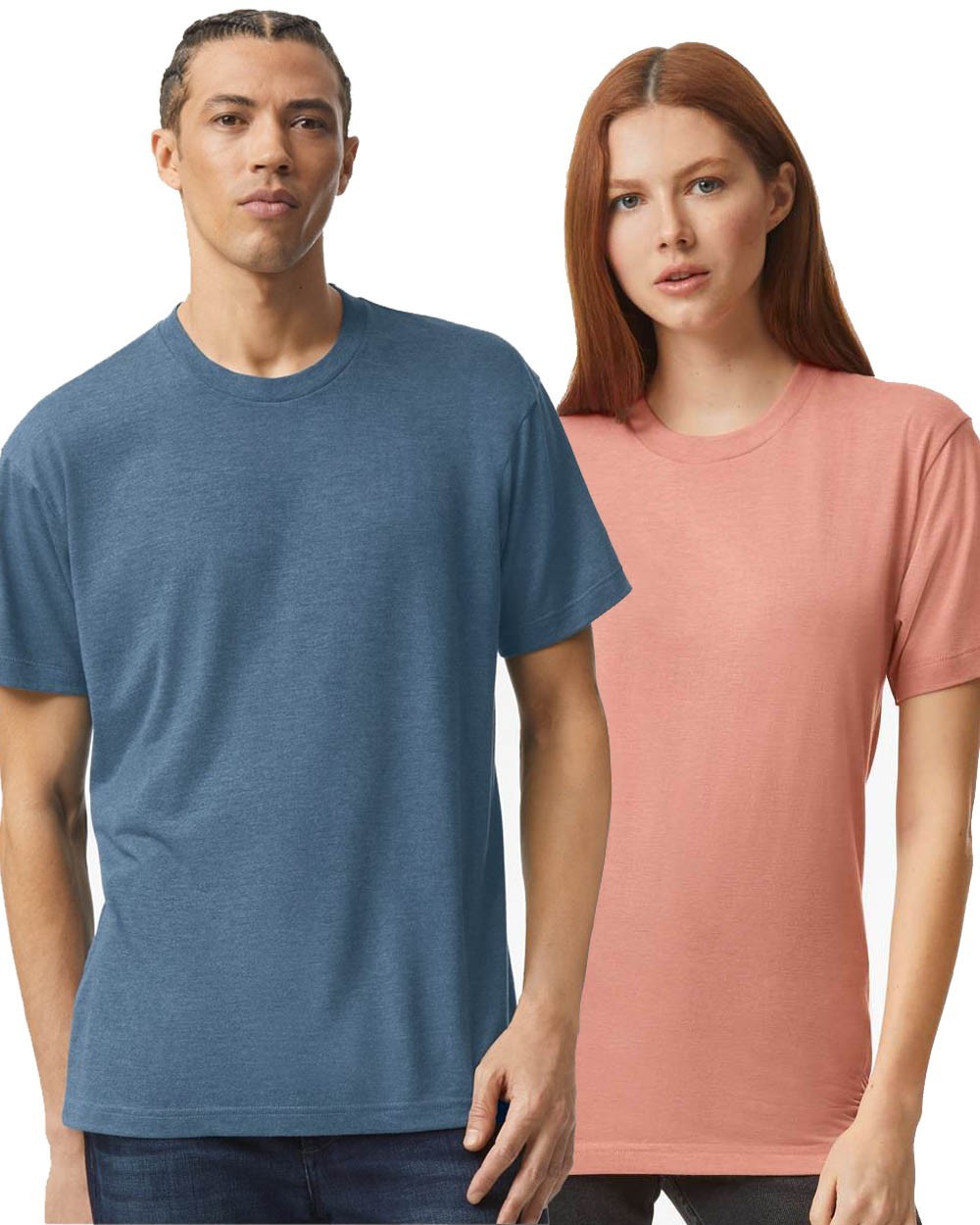 American Apparel Unisex Triblend Short Sleeve Track Stylish T Shirt TR401