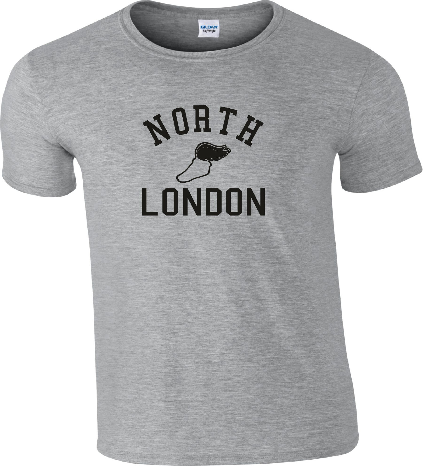 North London Retro Track T-Shirt – Running, College, Souvenir, Various Colours
