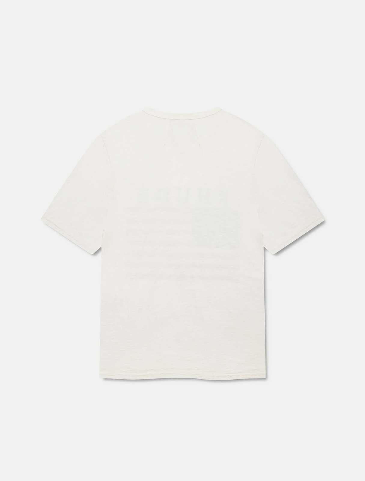RHUDE Cigar Club Emblem Logo Retro Short sleeved T-shirt White