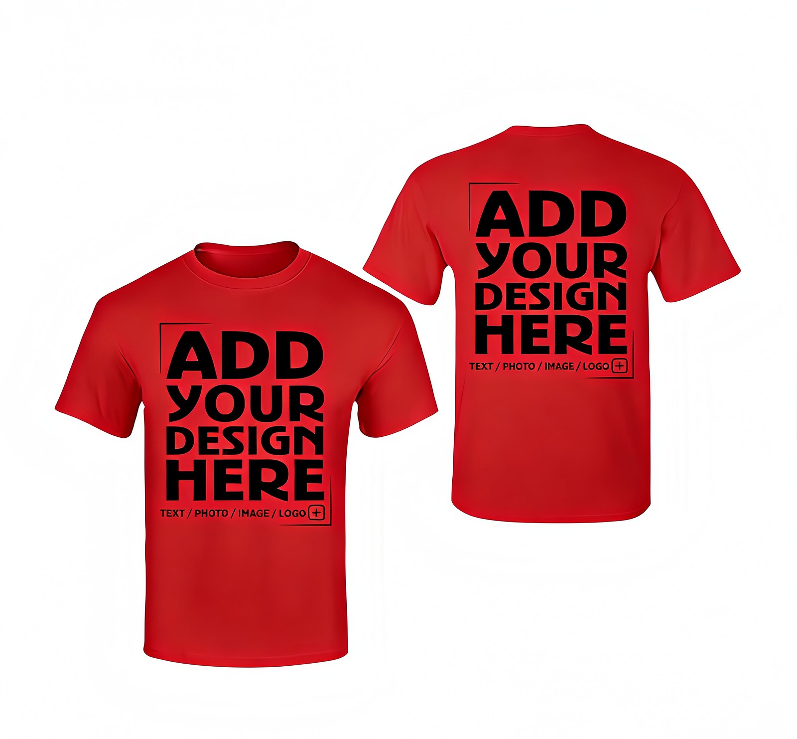 Custom Gift T-Shirt Personalized Photo Text Print For Family Friends Birthday