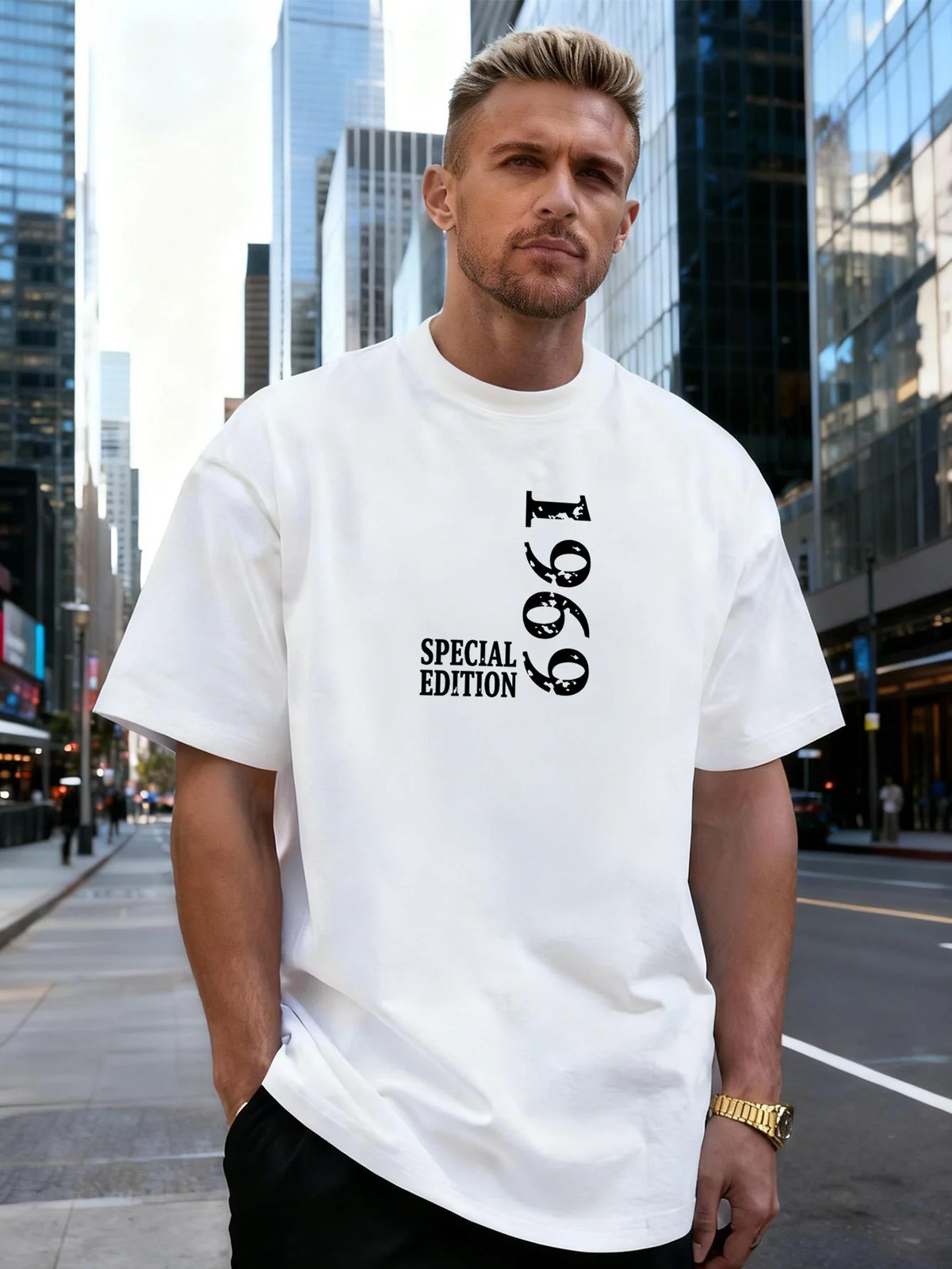 1969 Special Edition Graphic 100% Cotton Men&rsquo;s T-Shirt, for Daily Casual Wear
