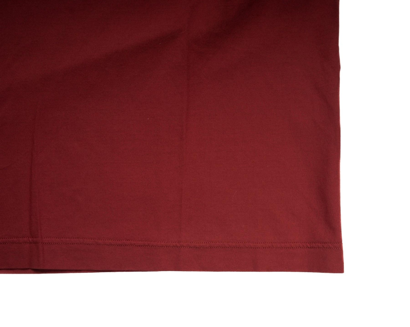 Kired by Kiton $250 Crepe Cotton Short Sleeve Brick Red Slim T-Shirt L (52 IT)