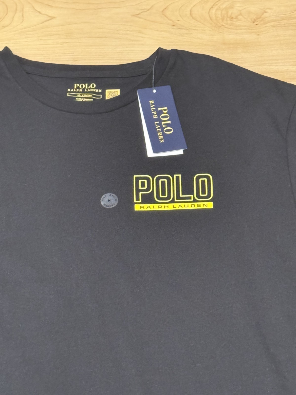 Polo Ralph Lauren Men&rsquo;s Classic Fit Polo Graphic Print T-Shirt Tee Black S-XXL