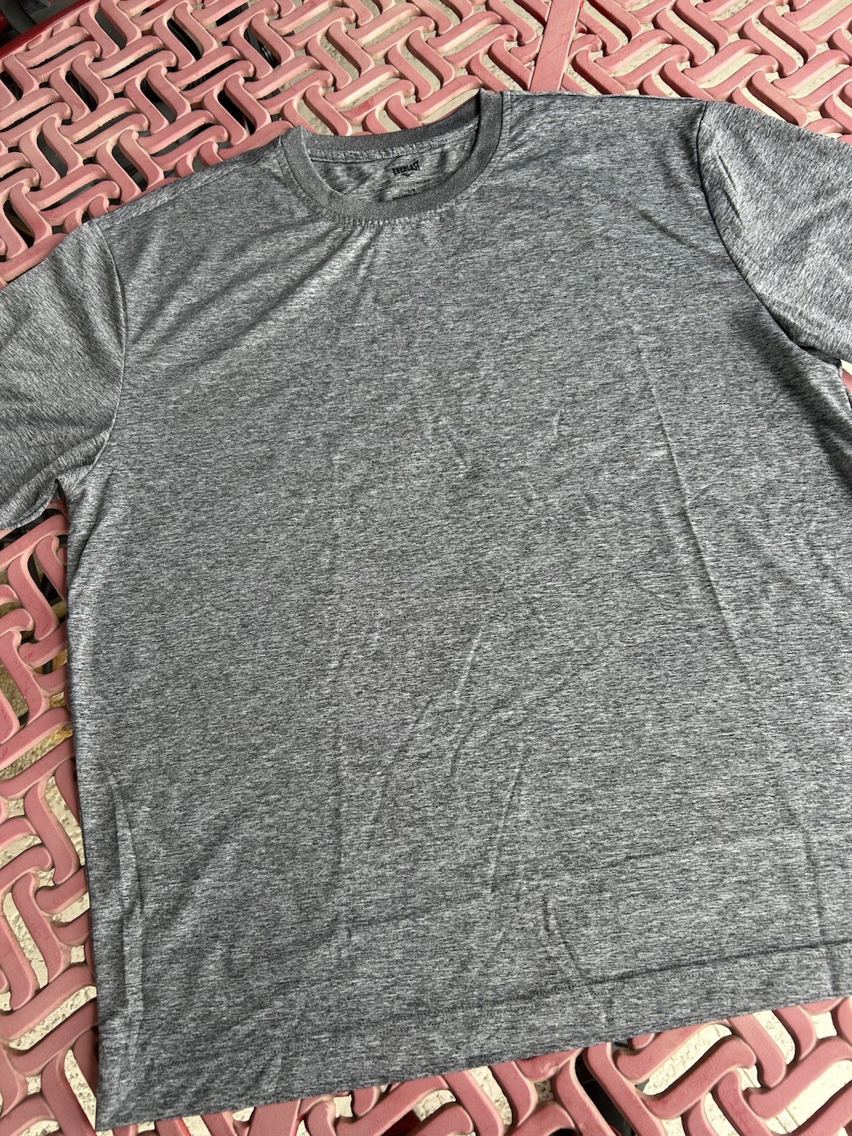 Everlast Greatness Within EverDri Workout T-shirt Grey Tee Large New w/o Tags