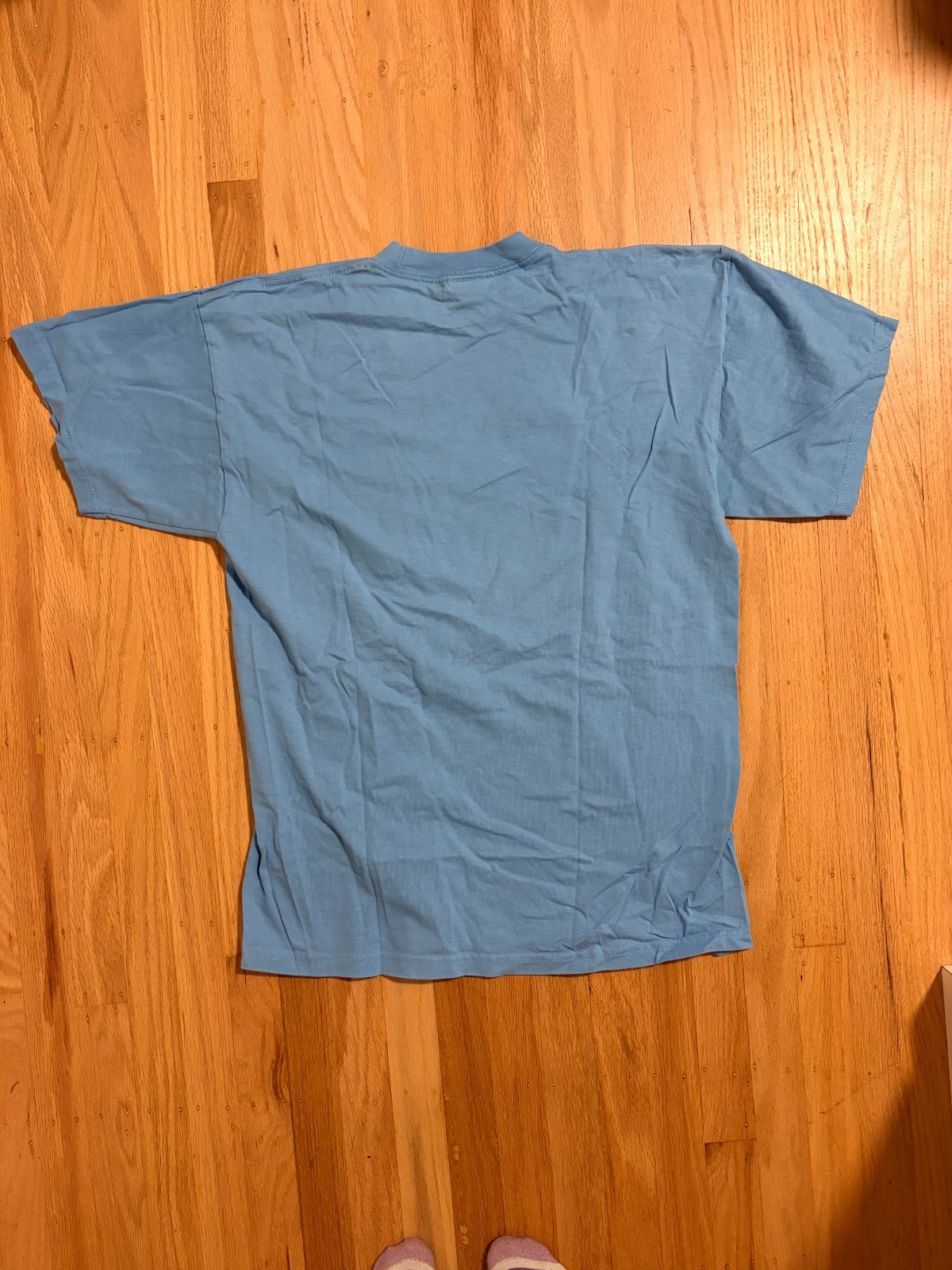 Vintage The Plimsouls Band T-Shirt Light Blue Red Graphic Logo Tee Size Large