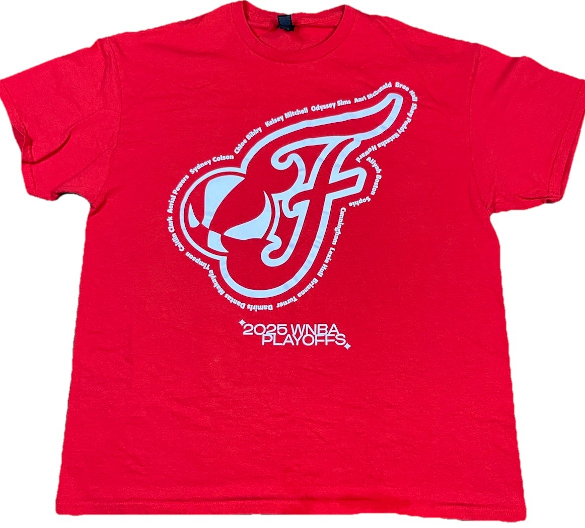 Indiana Fever WNBA 2025 Playoffs SGA T-Shirt Semi-Finals Game 4 9/28/25