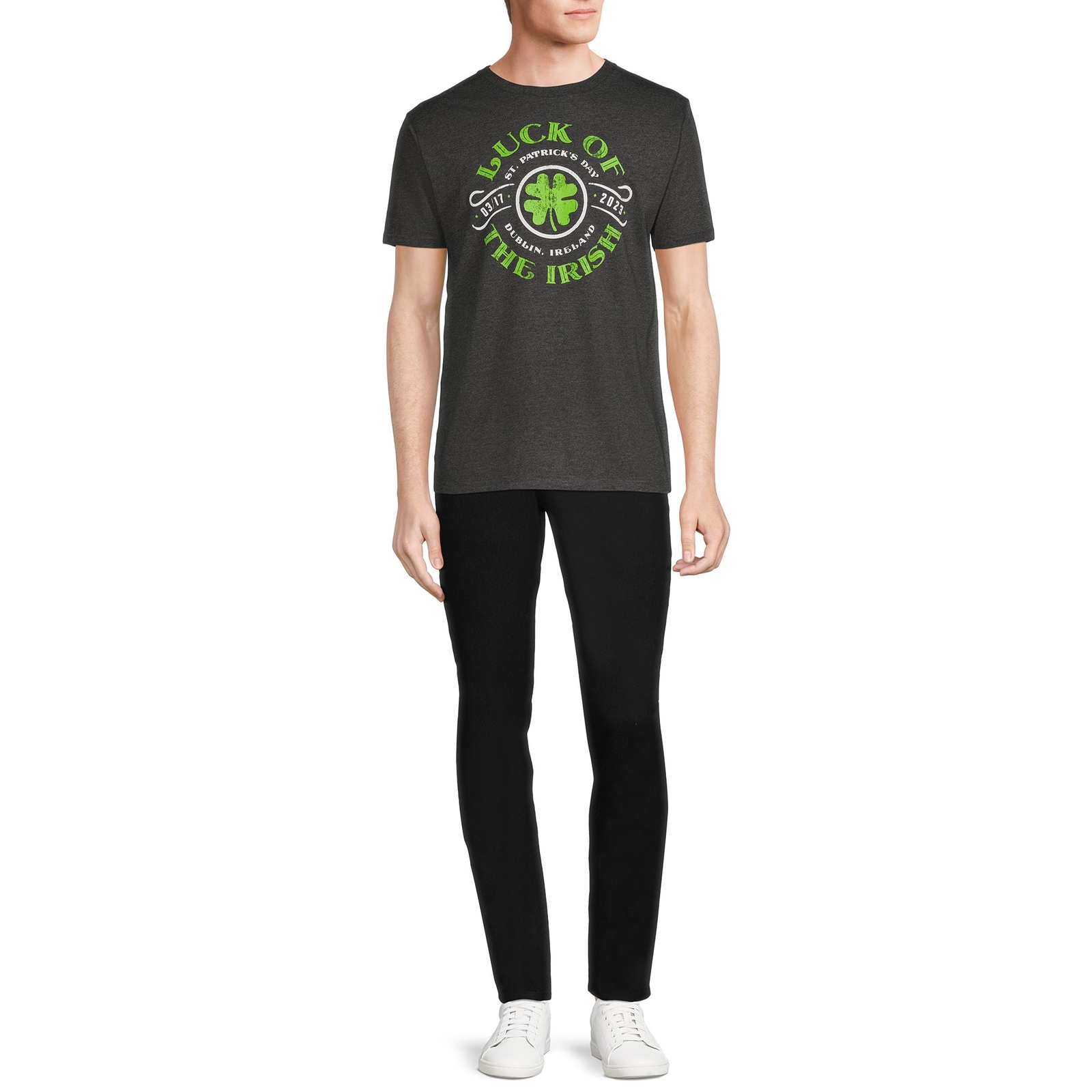 Way to Celebrate Men&rsquo;s Luck of the Irish St. Patrick&rsquo;s Day T-Shirt (Small)