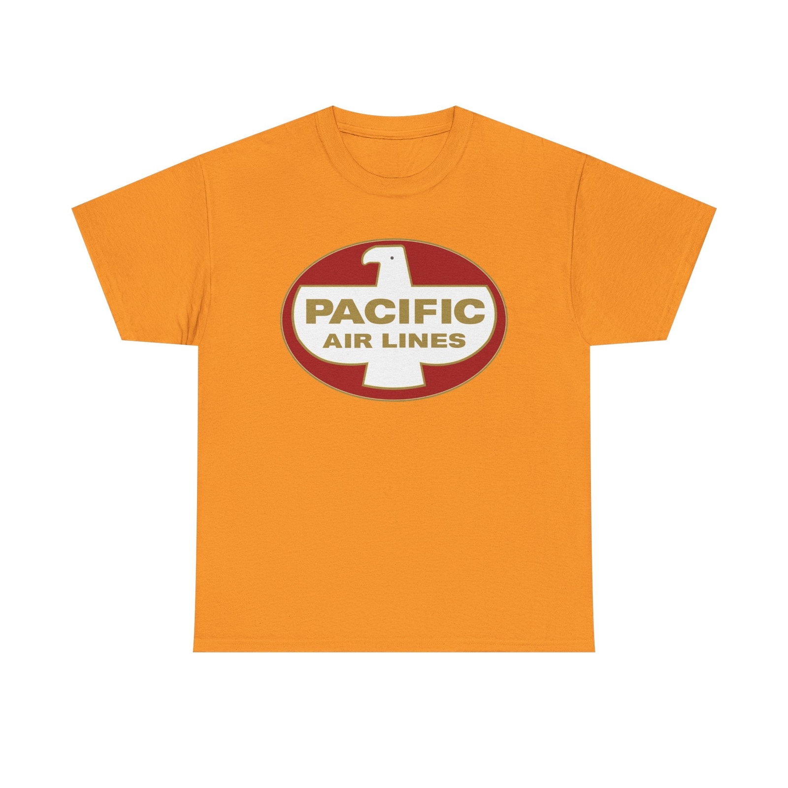 Pacific Air Lines Eagle Shield Logo Vintage West Coast Aviation T-shirt