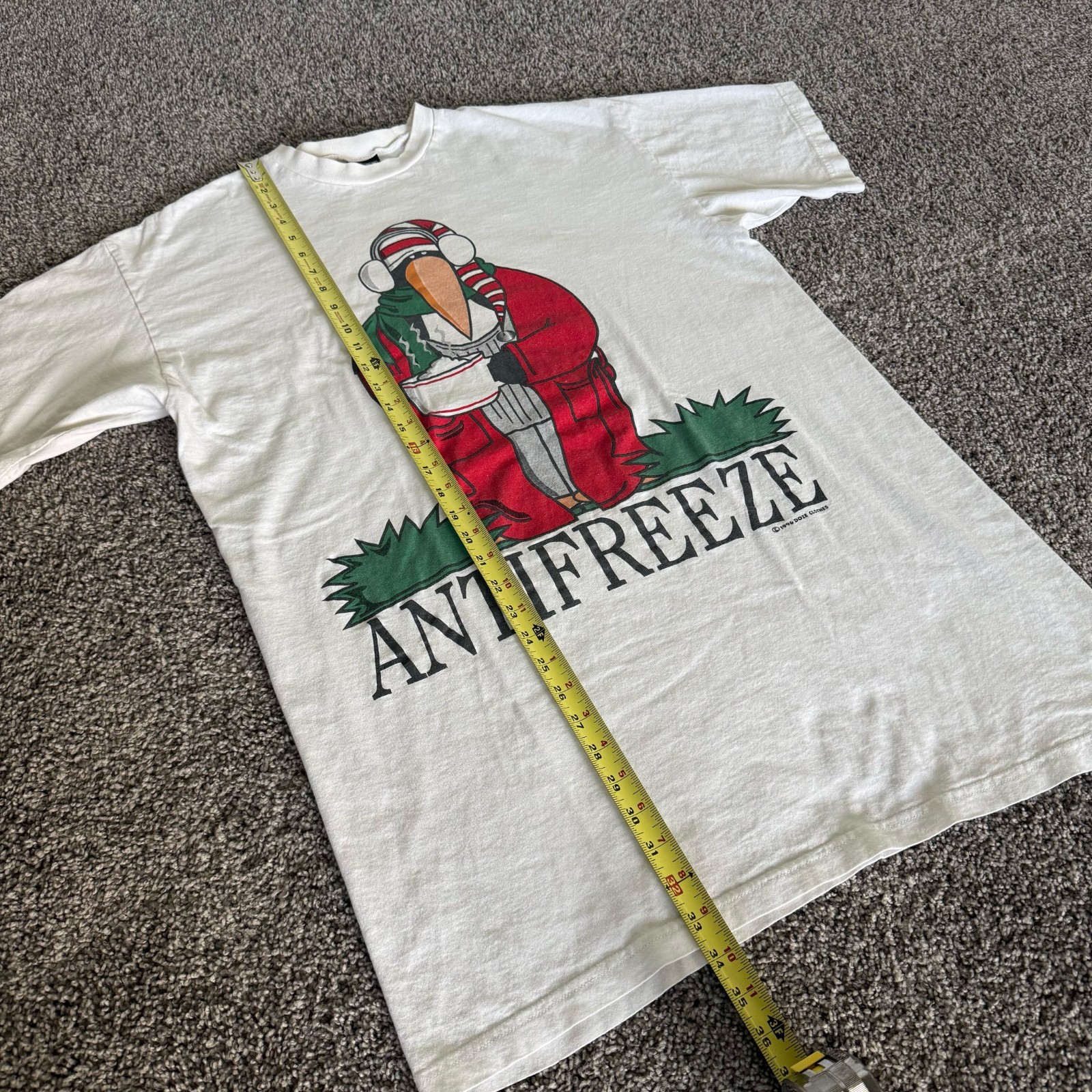 VTG 1996 Doze Clothes Penguin Antifreeze Oversized Unisex Sleep Shirt One Size