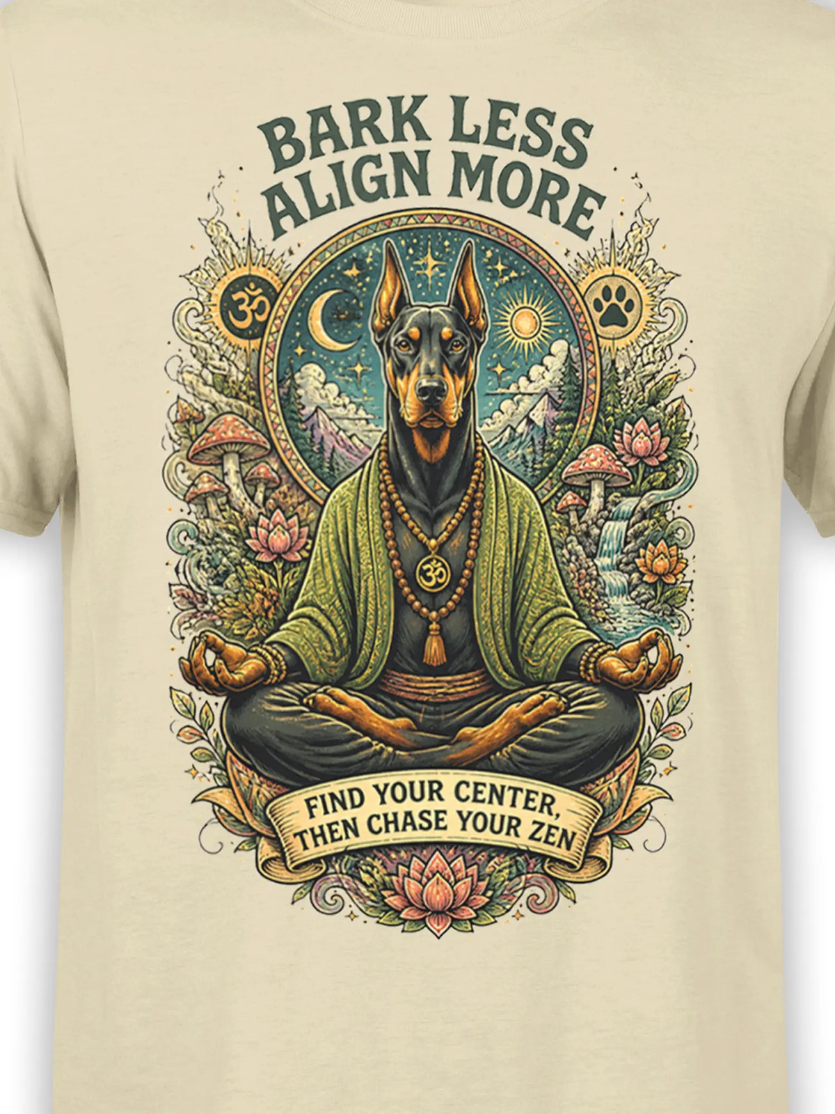 Zen Guardian Doberman T-Shirt | Unisex