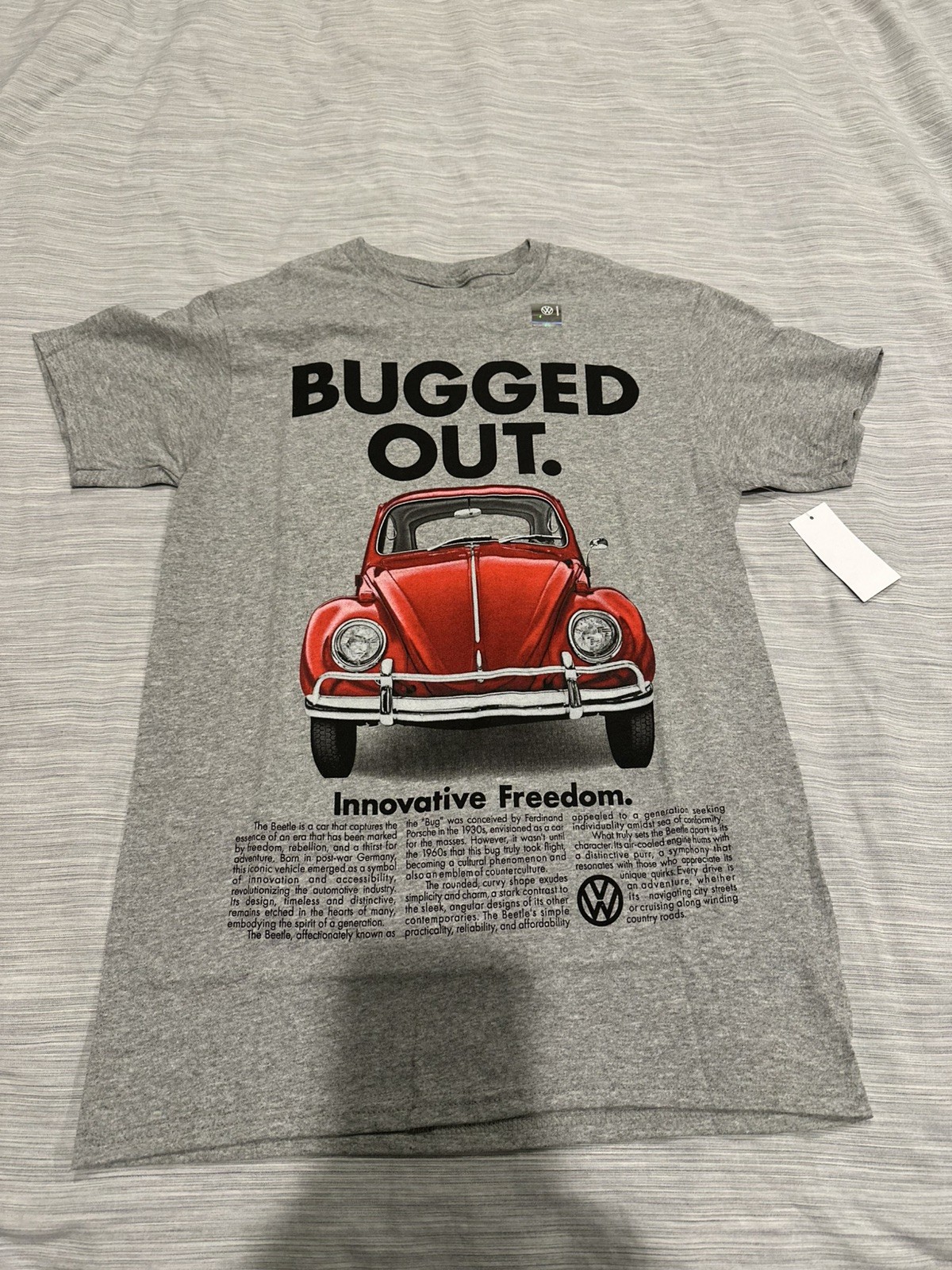Volkswagen Beetle « Bugged Out » Men&rsquo;s Size Large T-Shirt