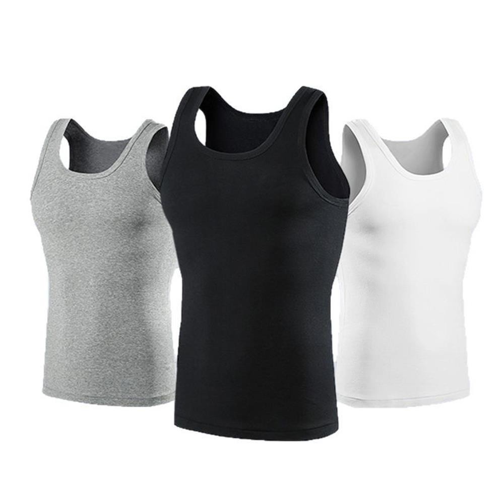 Men&rsquo;s tank top pure cotton armpit shirt vest muscle shirt basic