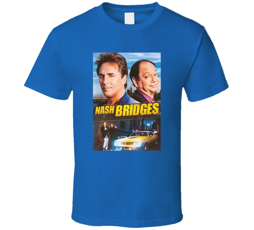 Nash Bridges Tv Show Tee 90s American Police Television Series T Shirt