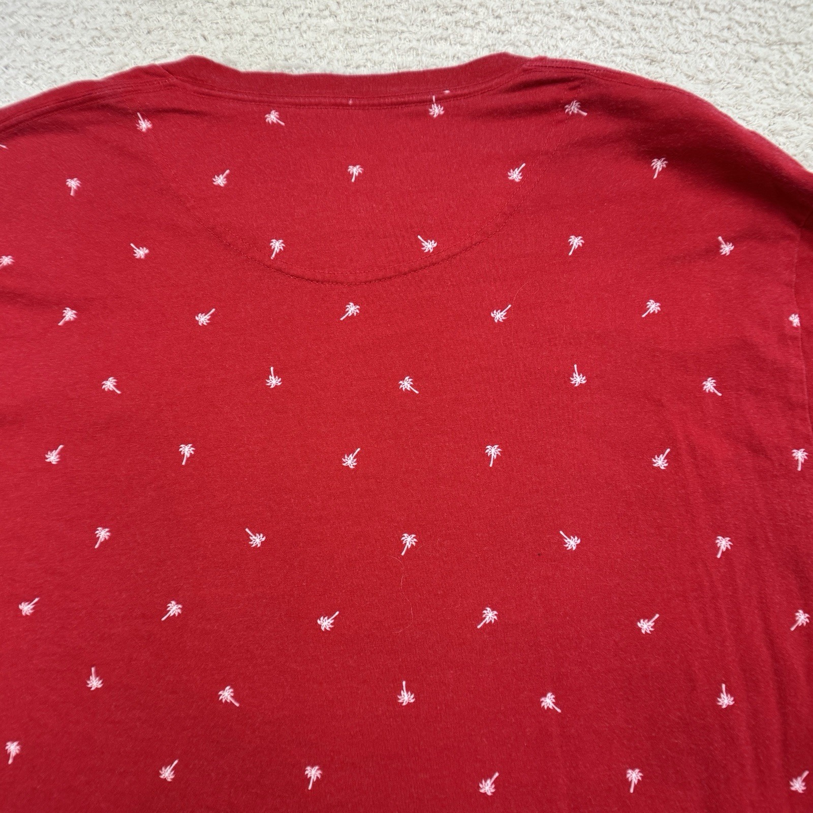 Hollister Must-Have Collection Mens Red Icon Crewneck Cotton T-Shirt Size XL