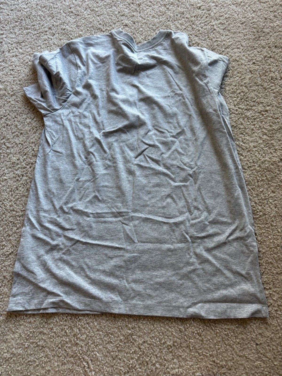 Nike Sportwear Just Do It Graphic T-Shirt Dark Grey Heather AR5006-063 Large New