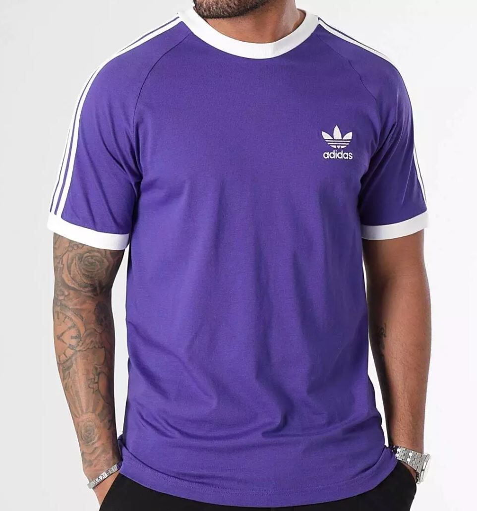 NEW MENS ADIDAS ORIGINALS CALIFORNIA 3 STRIPES TREFOIL SHIRT ~SIZE XL #IZ2369