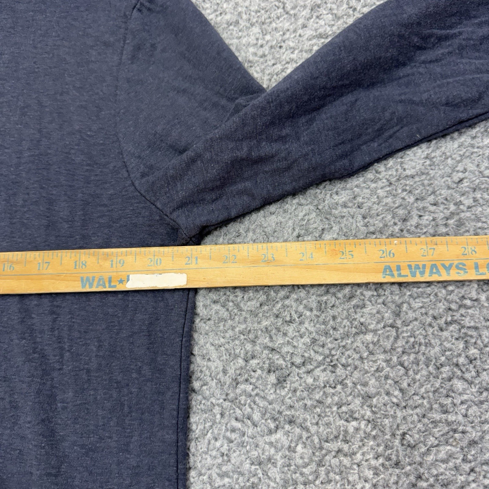 Marine Layer Henley Shirt Men’s Medium Blue Long Sleeve