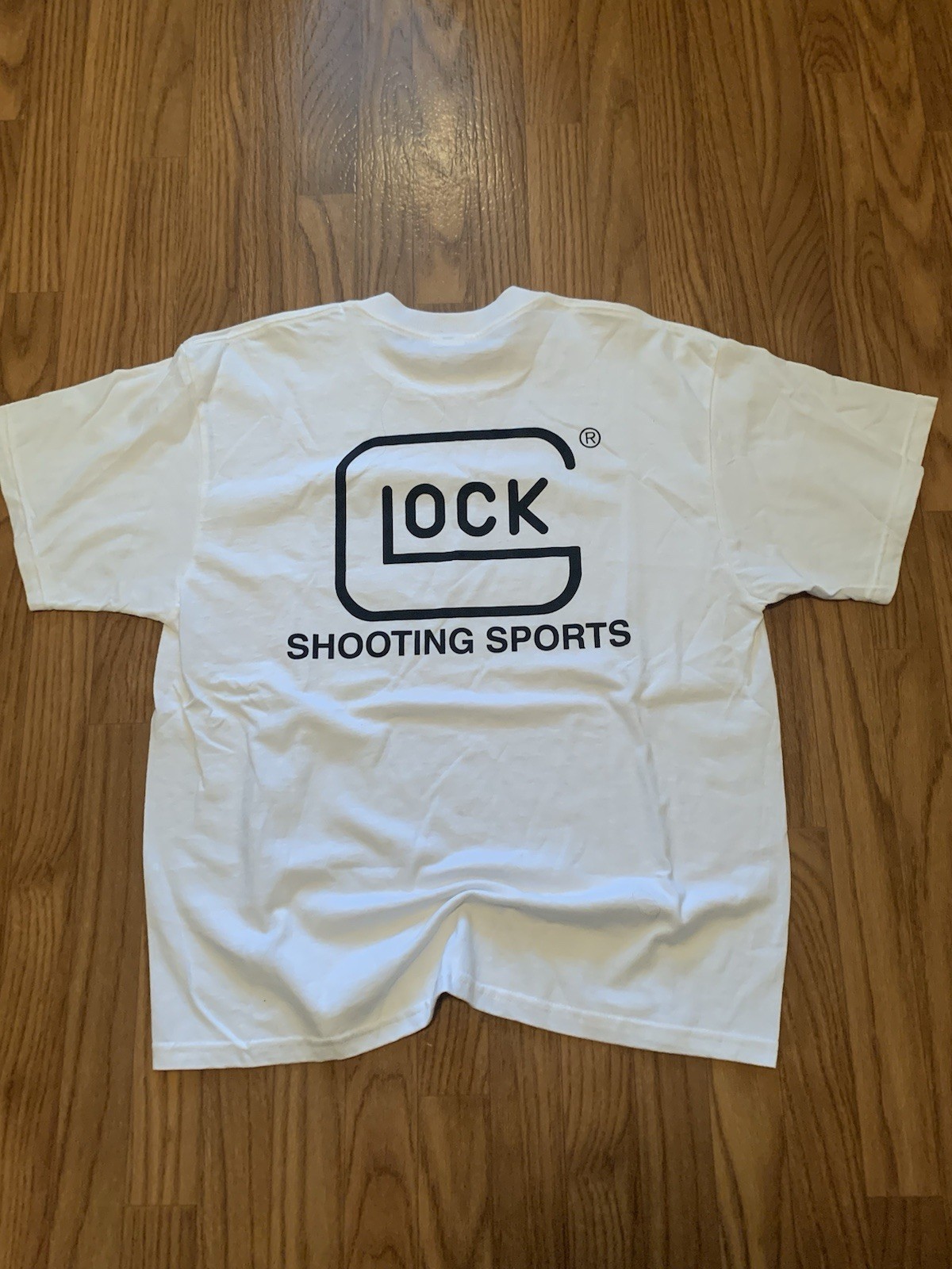 Vintage Glock Shooting Sports Promo Delta Pro Men Large White 90s Deadstock