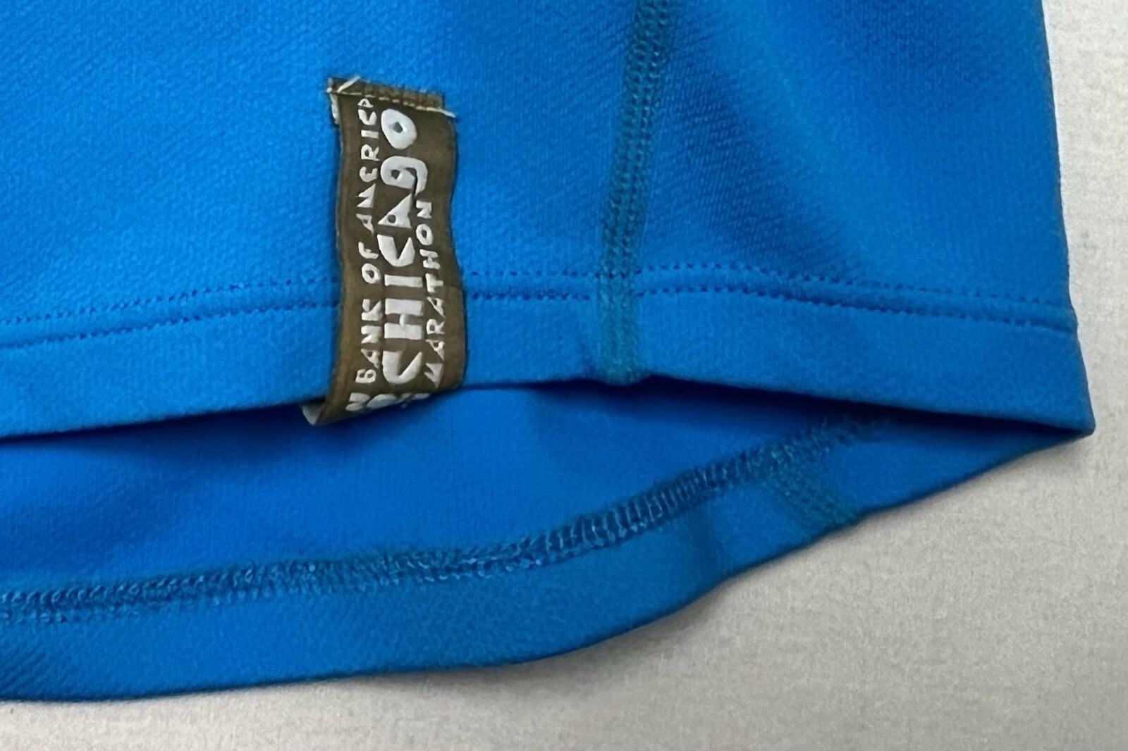 Bank of America Chicago Marathon 2012 Nike Miler Dri-Fit L/S Men&rsquo;s XL Blue