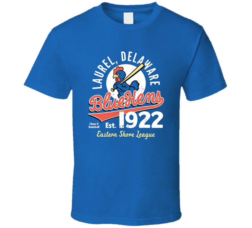 Laurel Blue Hens Delaware Baseball T Shirt