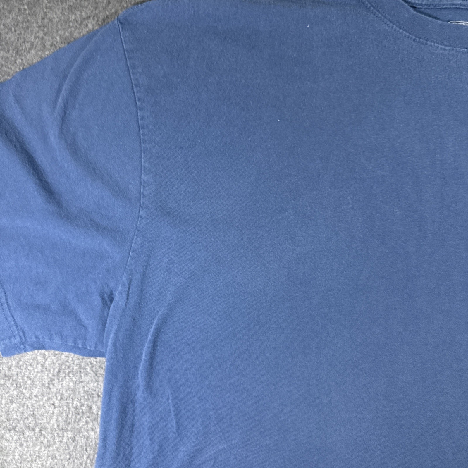 Genuine Dickies T-shirt Men 3XL Blue Solid 100% Cotton Work Utility Pocket