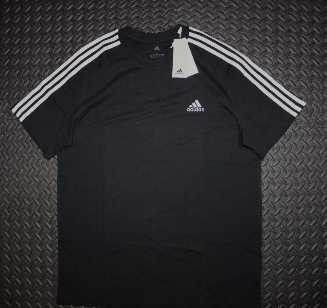 NEW MEN&rsquo;S ADIDAS ORIGINALS 3 STRIPES TEE SHIRT ~SIZE LARGE #GL3732