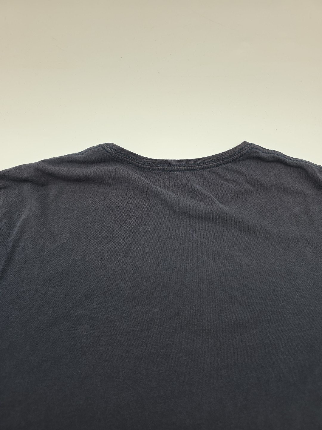 Timberland T-shirt Men L Blue Graphic Print Logo 100% Organic Cotton.#45053