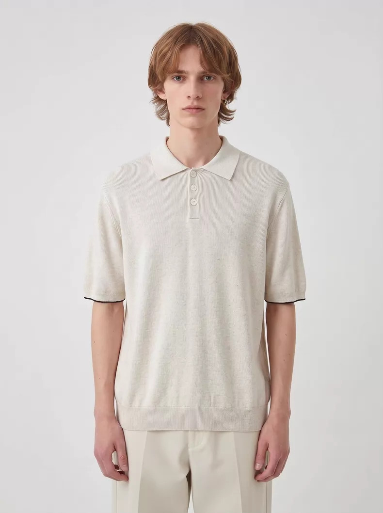 Brunello Cucinelli Collared Polo Short Sleeve Shirt