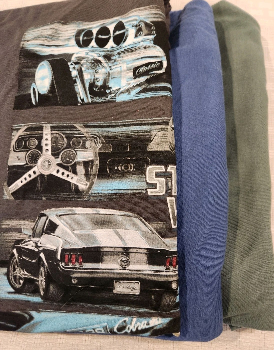 Newport Blue Lot Of – 3 ,Hanes T- Shirts, Cars T-shirt New Tags Size XXL Mens