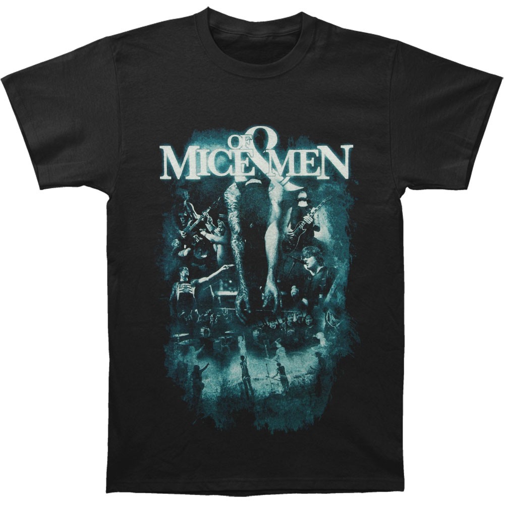 Men&rsquo;s Of Mice & Men Live Slim Fit T-shirt Small Black