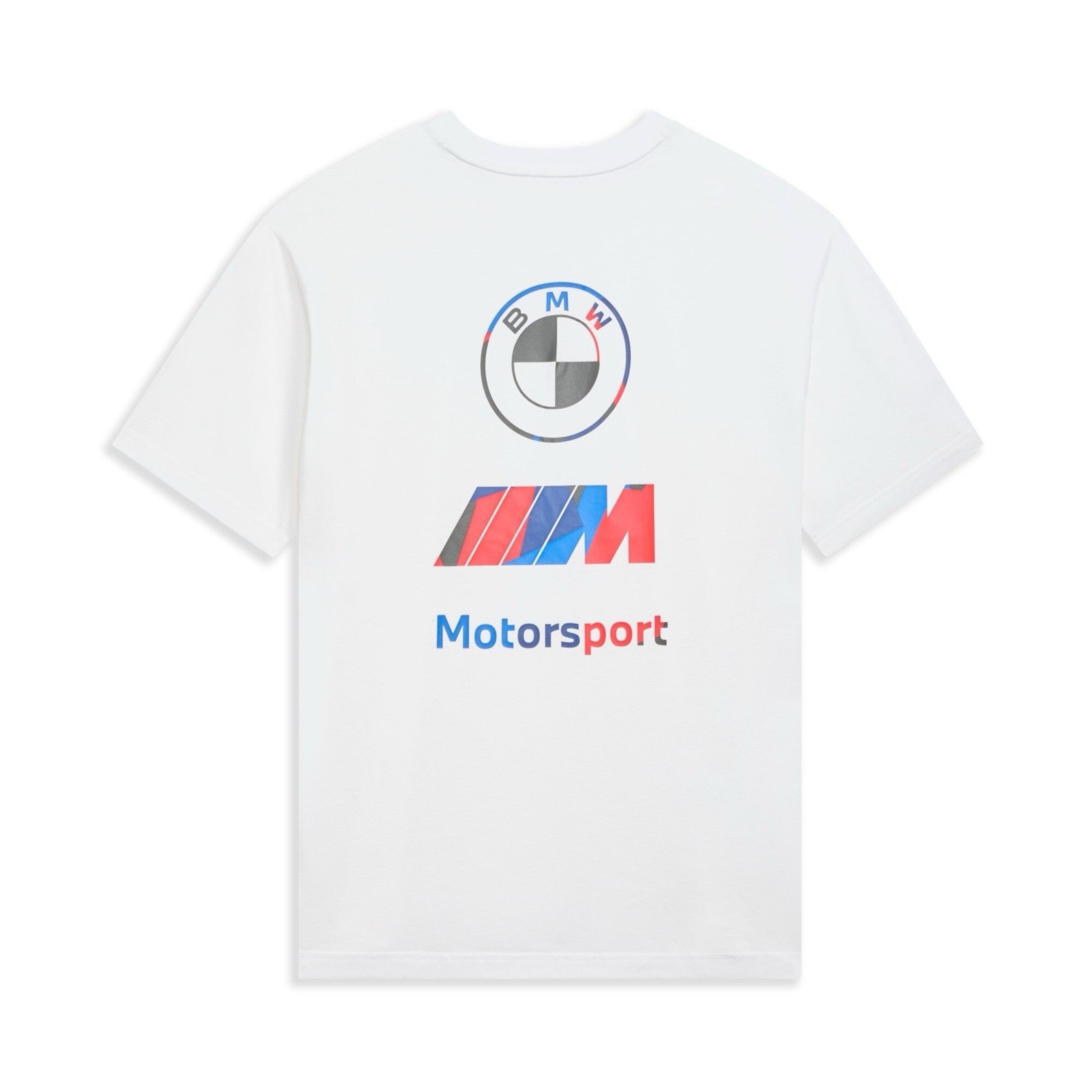 NWT Puma Men&rsquo;s XXL BMW MMS Motorsport stacked logo Graphic Tee white