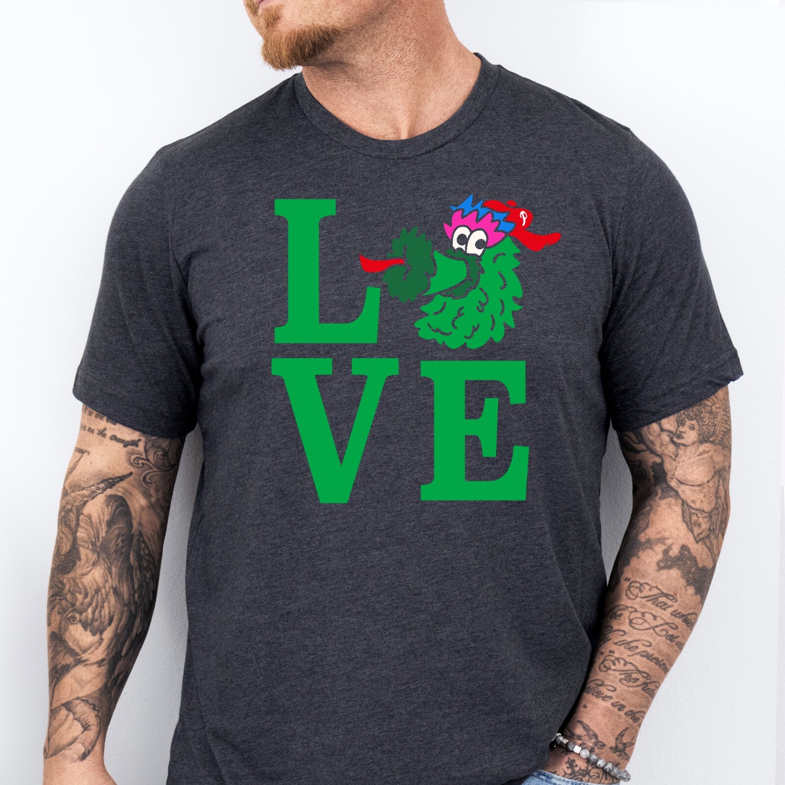 Phantic LOVE | Philadelphia Baseball themed Ring Spun Cotton T-Shirt