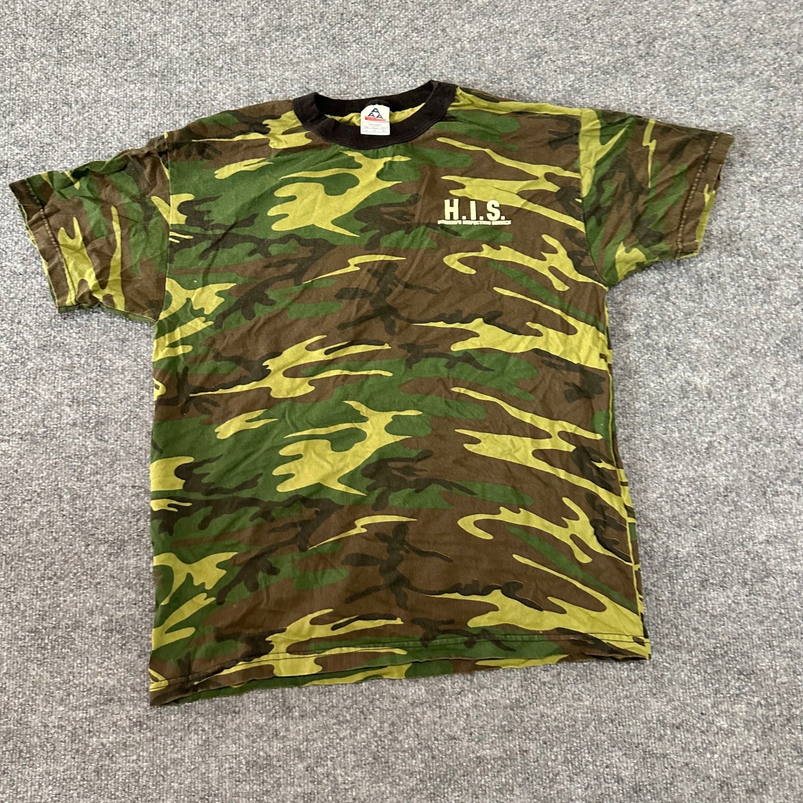 Alstyle Apparel,T-Shirt,Mens,L Camo Howard&rsquo;s Inspection Service Graphic Crewneck