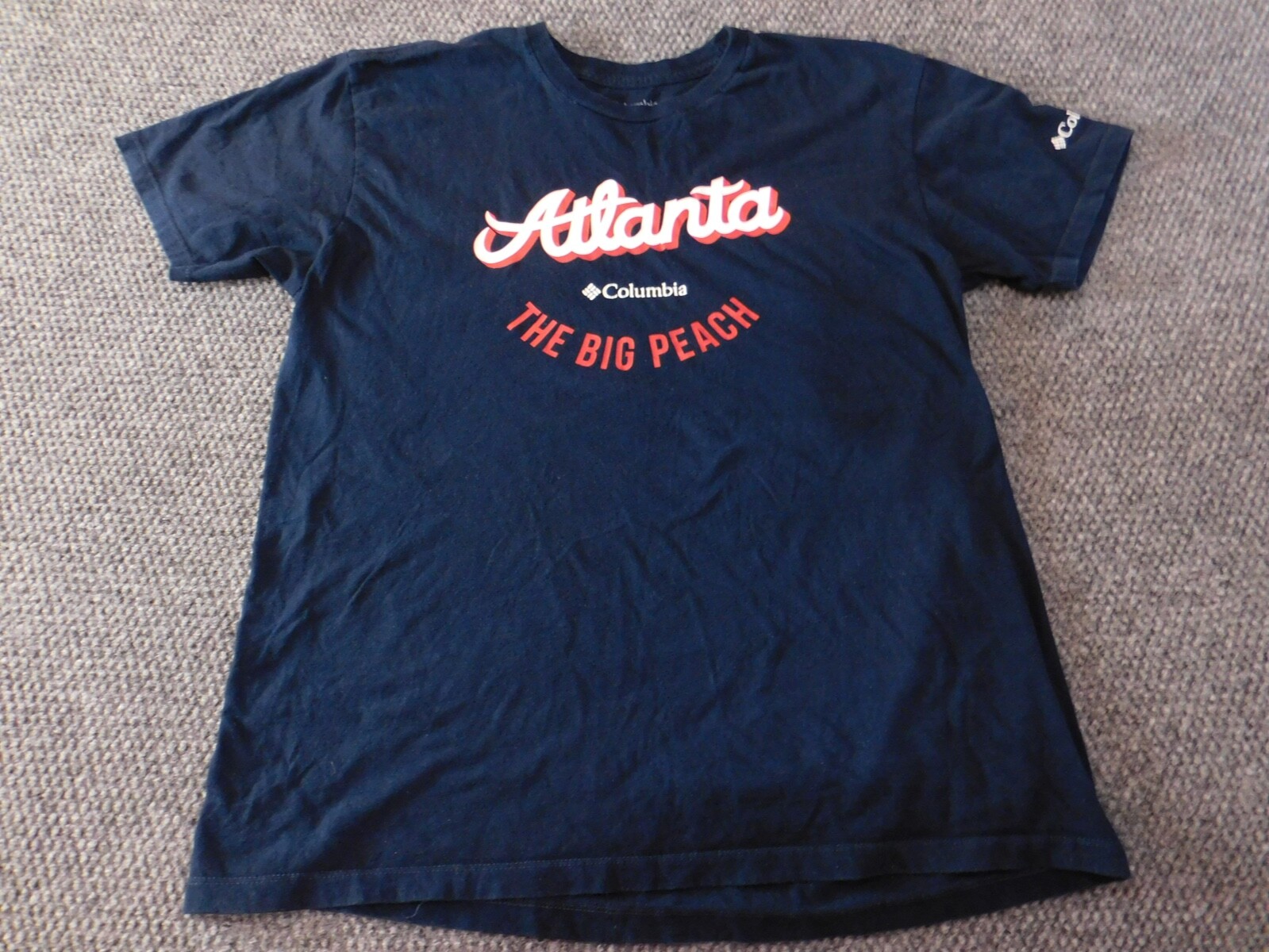 Columbia Mens Shirt Large Blue Atlanta Georgia Classic outdoors